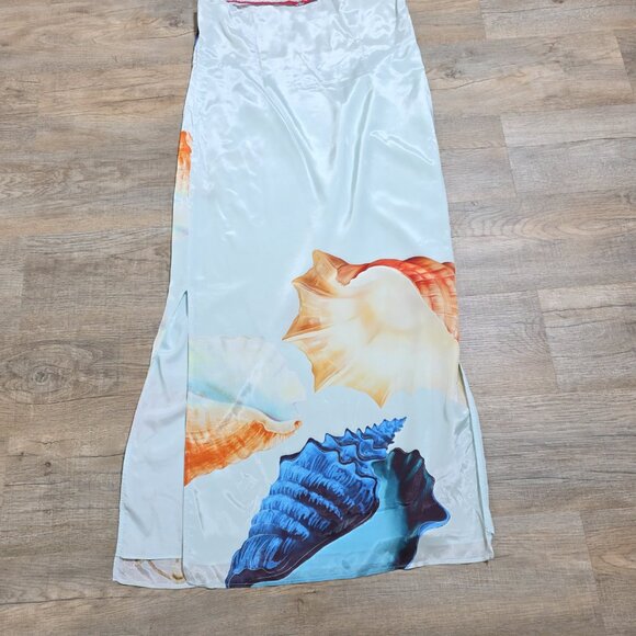 MUMA WORLD 100%SILK MUREX MIST VEGA SILK DRESS SIZE M MSRP $575 - Picture 10 of 14